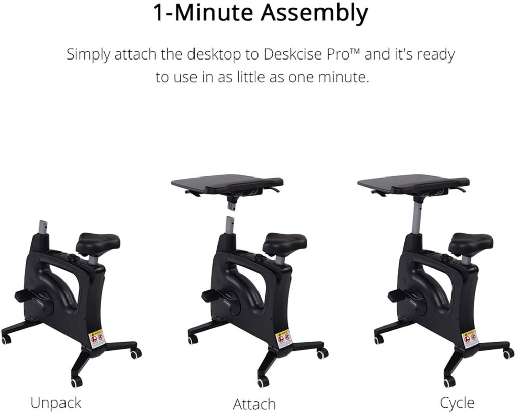 flexispot home office standing desk exercise bike