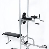 Adjustable Muti-Function VKR Power Tower Chin/ Dip Ab Station w/ Sit Up Bench