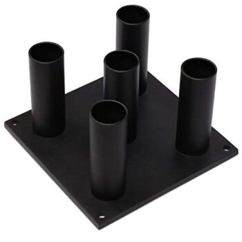 Barbell Holder Vertical Storage Rack for Olympic Bar (5 Bars, 9 Bars)