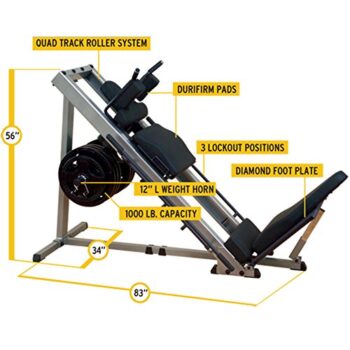 Body-Solid GLPH1100 Leg Press/Hack Squat Machine - Image 2