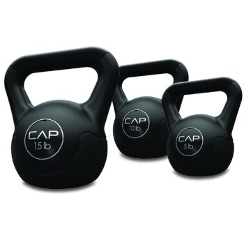 CAP Barbell Vinyl Coated Cement Kettlebell