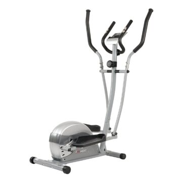 EFITMENT Magnetic Elliptical Machine Trainer w/LCD Monitor and Pulse Rate Grips