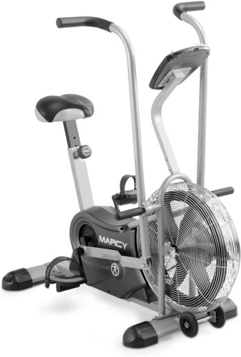 Marcy Exercise Upright Fan Bike for Cardio Training and Workout AIR-1