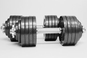 Omnie Adjustable Dumbbells with Gloss Finish and Secure Fit Collars(Pair)