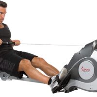 Sunny Health & Fitness Magnetic Rowing Machine Rower w/ LCD Monitor