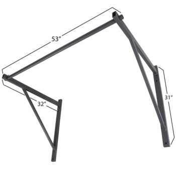 Titan Fitness Wall Mounted Pull Up Chin Up Bar - Image 2