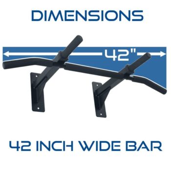 Ultimate Body Press Wall Mount Pull Up Bar with Four Grip Positions - Image 4