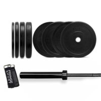 Bar + Black Bumper Plate Packages