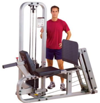 Body Solid SLP-500G/3 Leg Press Machine Stack, 310 lb