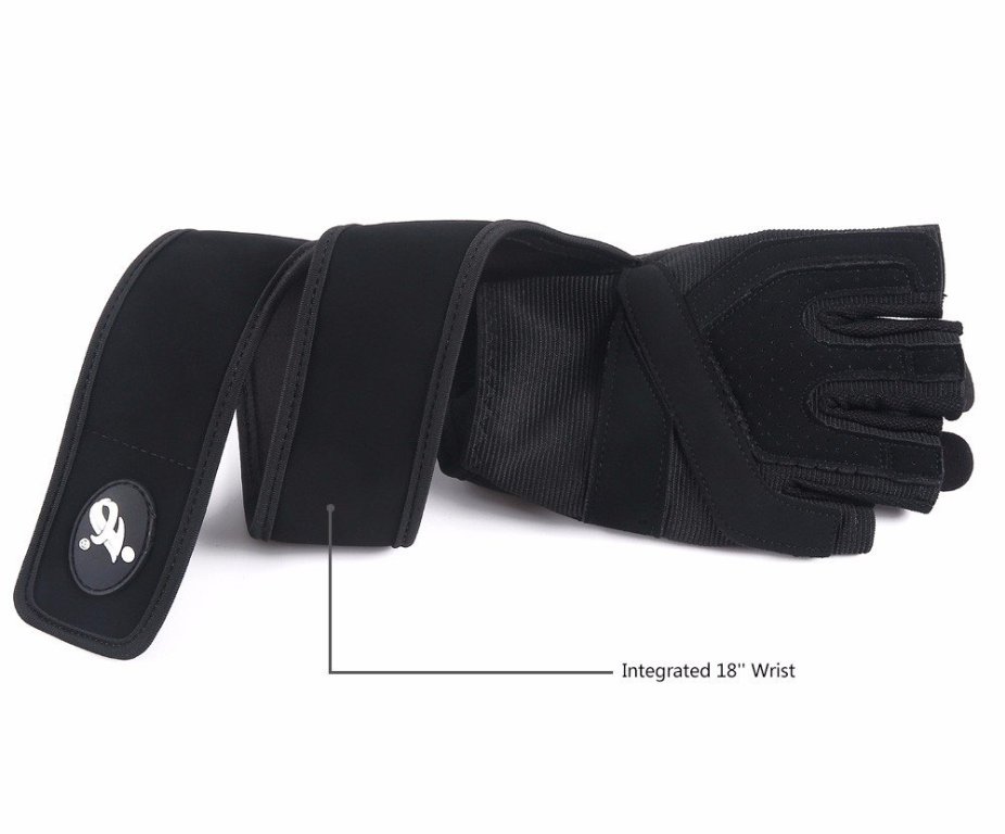 Light Microfiber & Anti-Slip Silica Gel Grip Gloves for Weightlifting