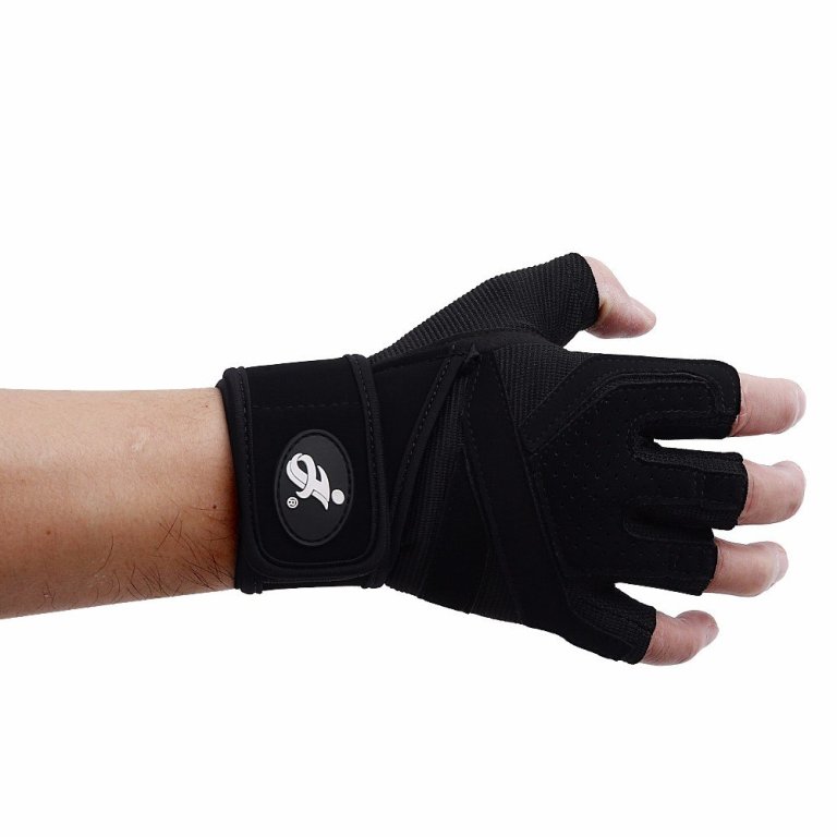 Light Microfiber & Anti-Slip Silica Gel Grip Gloves for Weightlifting