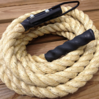 23ft Sisal Climbing Rope with Clamp
