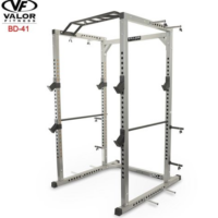 Valor Fitness BD-41 Heavy Duty Power Cage Rack with Band Pegs & without Lat Pull