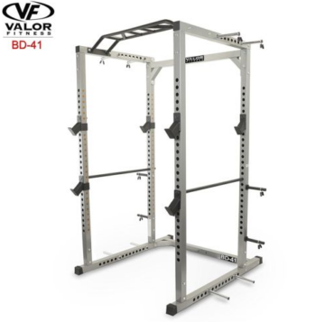 Valor Fitness BD-41 Heavy Duty Power Cage Rack with Band Pegs & without Lat Pull