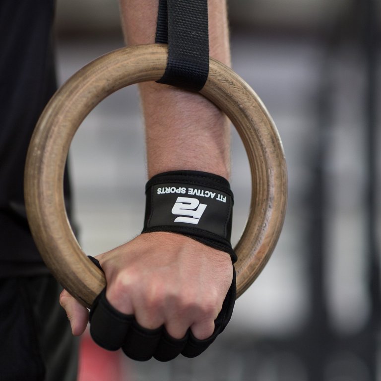 Ventilated Weight Lifting Gloves with Built-In Wrist Wraps
