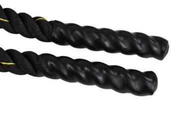 ZENY Black 1.5"/ 2" Width Poly Dacron 30/40/50ft Length Battle Rope - Image 2