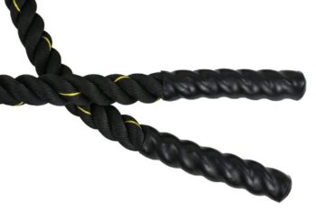 ZENY Black 1.5"/ 2" Width Poly Dacron 30/40/50ft Length Battle Rope - Image 3