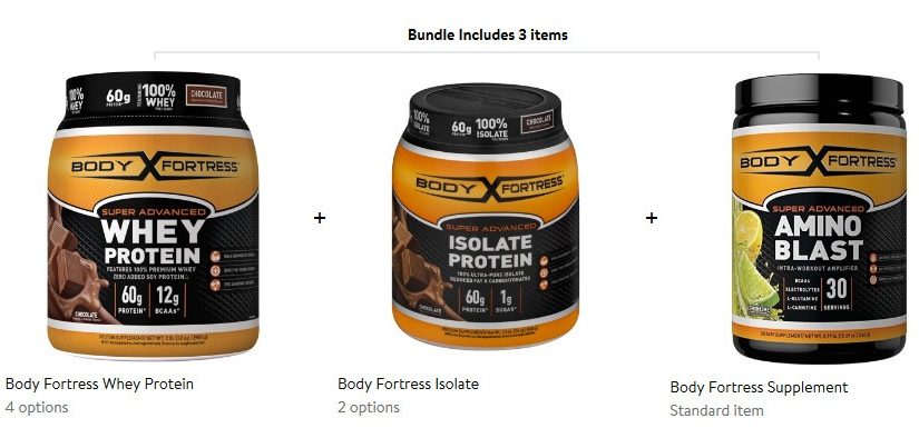 Body Fortress Protein & Supplement Bundle