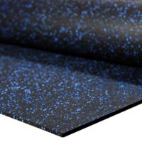 1/4" Tough Rubber Roll (Blue Fleck, 4' x 10')