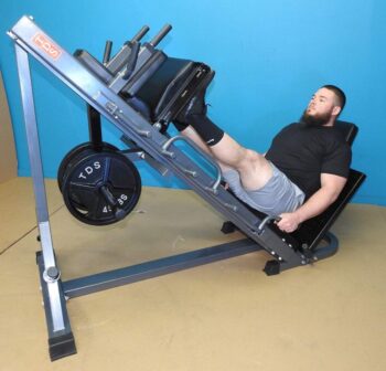 4-Way Hip Sled to use as Leg Press, HACK Squat, Forward Thrust, Calf Raise to give a Full Lower Body Workout Unit has DLX. Pads, Wide Adj. Deck Plates, 8 Wheels for Flawless Movement - Image 5