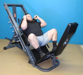 4-Way Hip Sled to use as Leg Press, HACK Squat, Forward Thrust, Calf Raise to give a Full Lower Body Workout Unit has DLX. Pads, Wide Adj. Deck Plates, 8 Wheels for Flawless Movement - Image 8