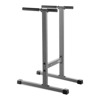 XMark Fitness Dip Station 500 lb. Weight Capacity Uniquely Engineered Angled Uprights Accommodate Men and Women XM-4443