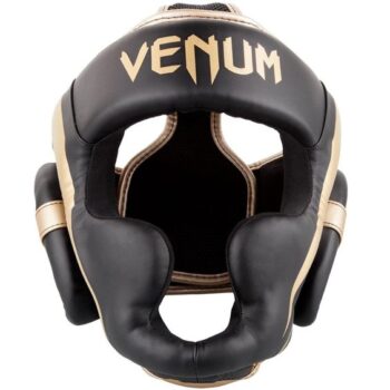 VENUM ELITE HEADGEAR BLACK/GOLD