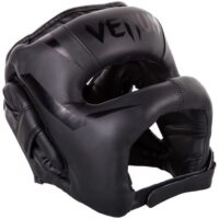 VENUM ELITE IRON HEADGEAR-BLACK/BLACK