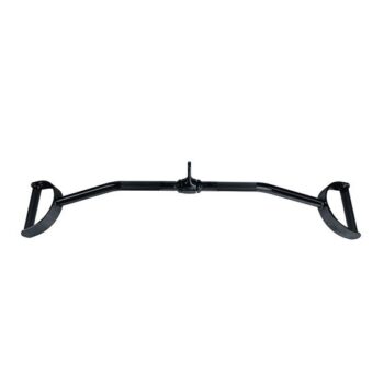 Black Chrome 36" Cable Pro Style Lat Bar