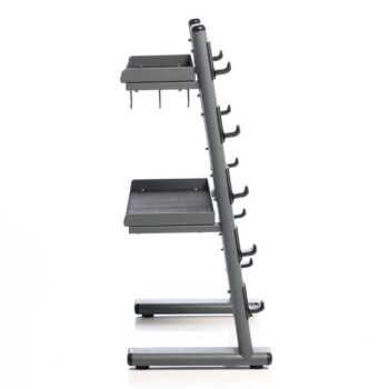 Black Chrome Cable Attachments Bar and Accessory Rack