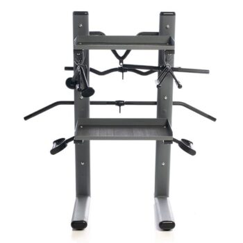 Black Chrome Cable Attachments Bar and Accessory Rack with Attachments