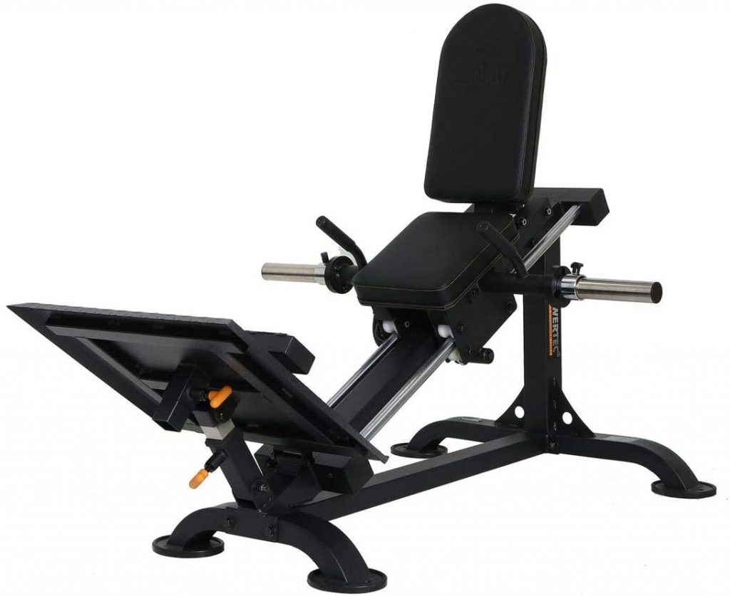 POWERTEC Compact Leg Sled, Black - GYM READY EQUIPMENT