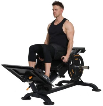 POWERTEC Compact Leg Sled, Black