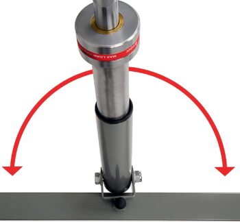 Sunny Health & Fitness Power and Squat Rack with High Weight Capacity, Olympic Weight Plate Storage and 360° Swivel Landmine and Power Band Attachment - Image 7