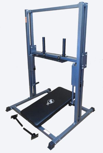 TDS Premier Vertical Leg Press - Silver Grey - Image 3
