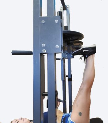 TDS Premier Vertical Leg Press - Silver Grey - Image 4