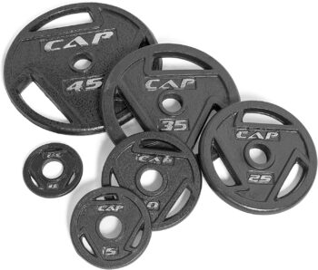 CAP Barbell 2-Inch Olympic Grip Plate, Various Sizes