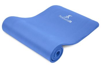 Extra Thick Yoga and Pilates Mat 1/2 inch Blue