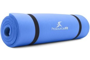 Extra Thick Yoga and Pilates Mat 1/2 inch Blue