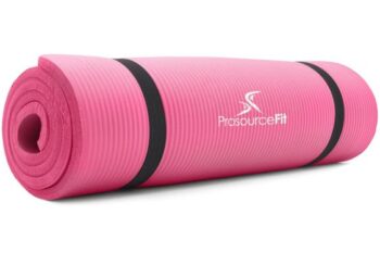 Extra Thick Yoga and Pilates Mat 1/2 inch Pink