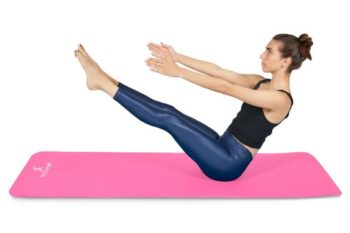 Extra Thick Yoga and Pilates Mat 1/2 inch Pink