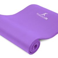 Extra Thick Yoga and Pilates Mat 1/2 inch Purple