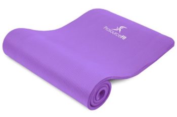Extra Thick Yoga and Pilates Mat 1/2 inch Purple