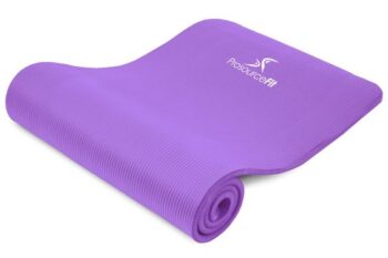 Extra Thick Yoga and Pilates Mat 1/2 inch Purple