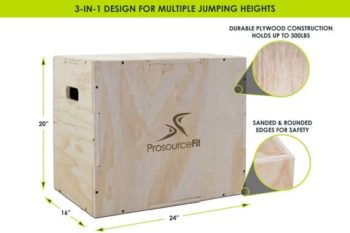 Plyometric Jump Box 24x16x20