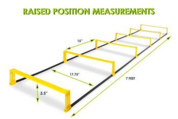 Raised Agility Ladder 6 Rungs