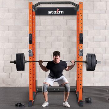 STOZM 3”x3” Multi-Functional Power Rack Supports 500kg (1100lbs) and LAT Pulldown Machine (Optional)