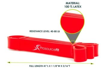 XFit Power Resistance Bands 40 lb to 80 lb