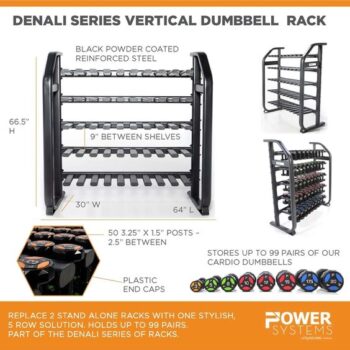 Denali Series Vertical Dumbbell Rack