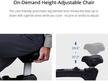 FLEXISPOT Home Office Standing Desk Exercise Bike Height Adjustable Cycle - Deskcise Pro - Image 6